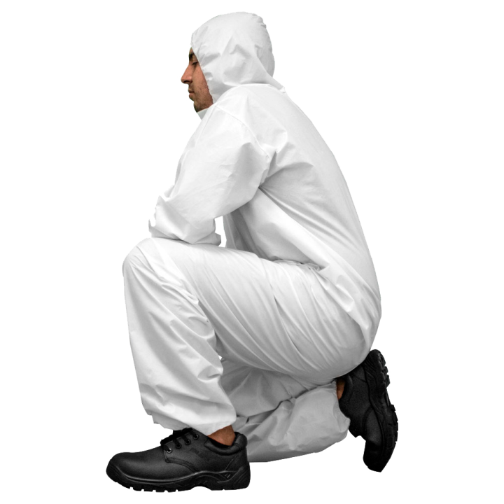 BUZO DESECHABLE CUBRE CIERRE STEELGEN PLUS+ ISP BLANCO