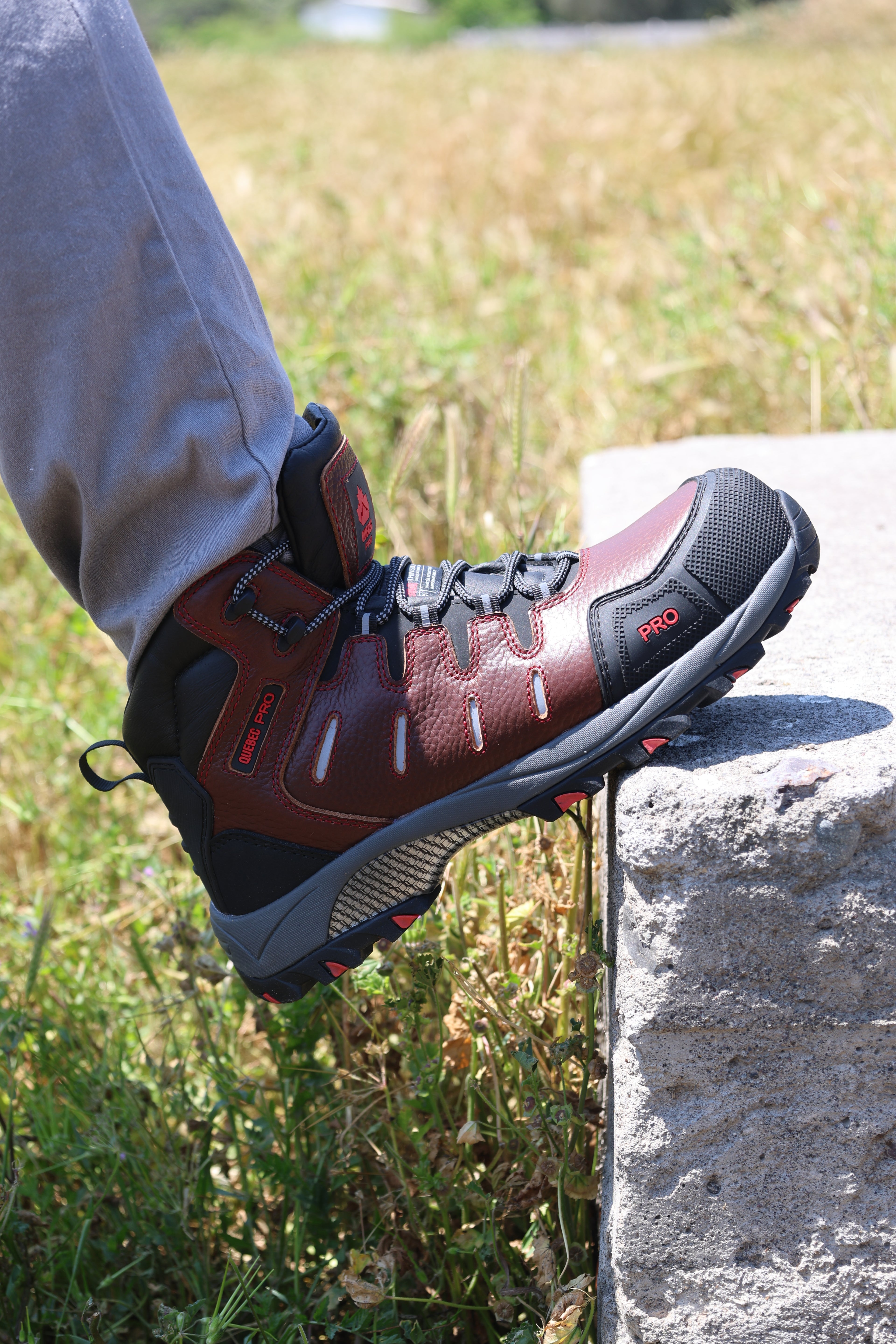 CALZADO DE SEGURIDAD QUEBEC PRO PREMIER TERRACOTA