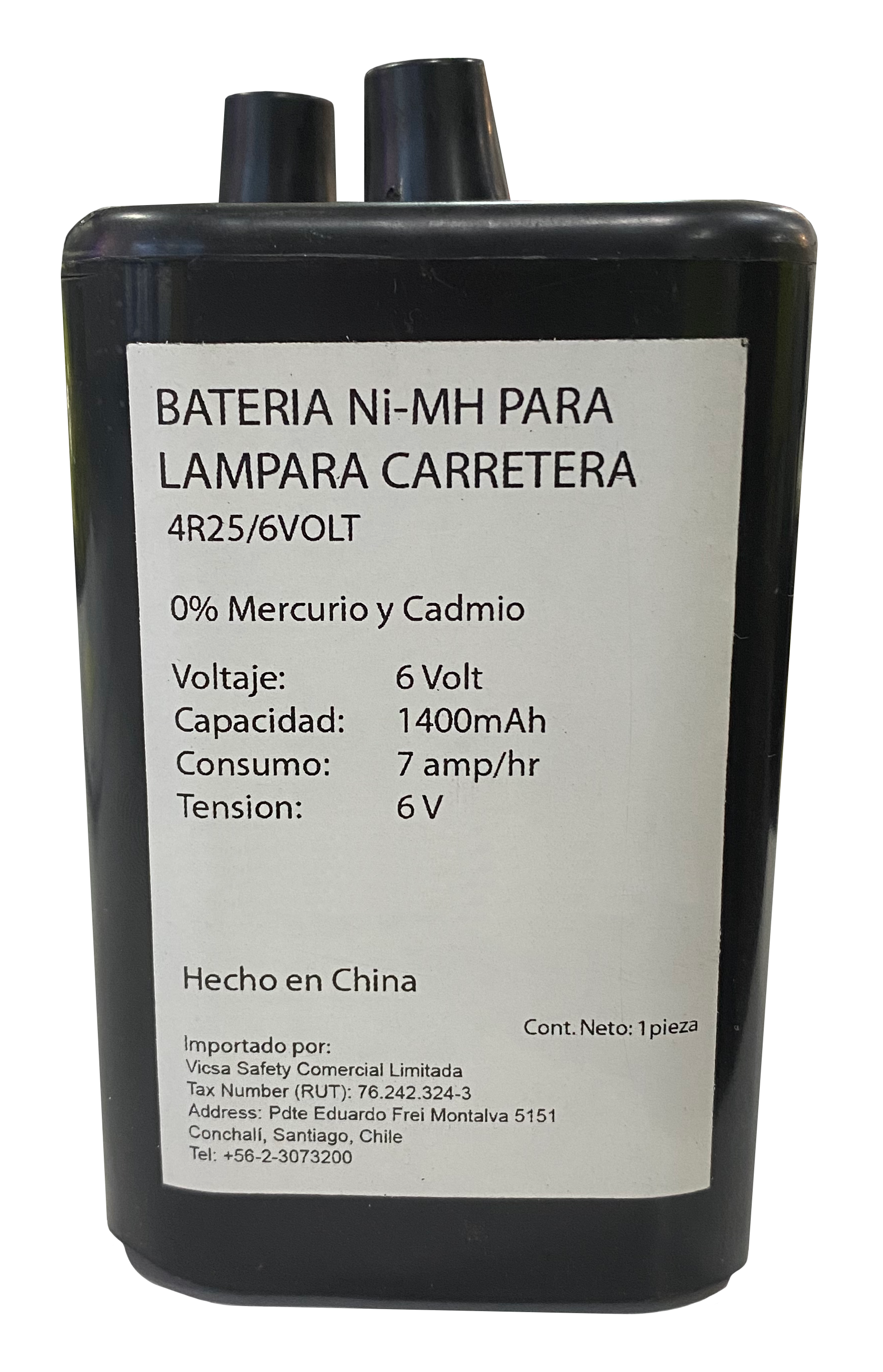 BATERIA PARA LAMPARA SEÑALIZACION