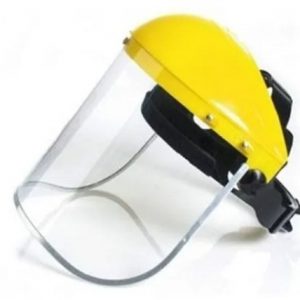 Casquete Porta Visor Amarillo Con Visor